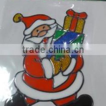 2015 new style wholesale Christmas window sticker/Christmas decorations