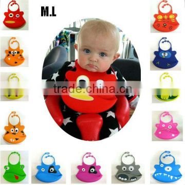 multi-styles designs silicone infant bib/ baby bib