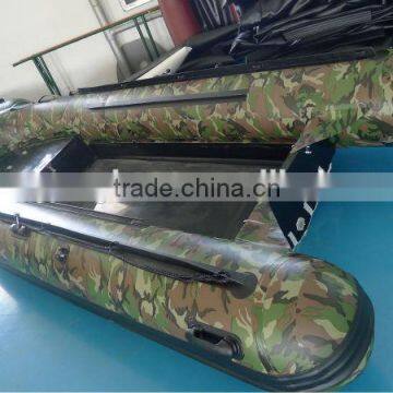 (CE Certificated ) Inflatable RIB Fiberglass Speed Boat