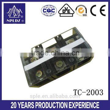 3-way 200A wire terminal block TC-2003