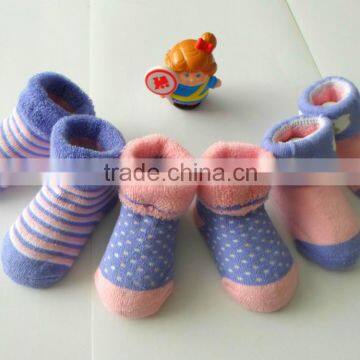 Vivid Color Terry Baby Socks
