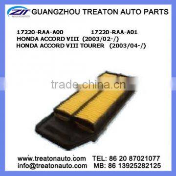 AIR FILTER 17220-RAA-A00 17220-RAA-A01 FOR HONDA ACCORD VIII 03- TOURER 03-