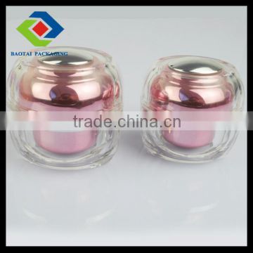 jar packaging for eye cream,Hot-selling pink plastic jar container