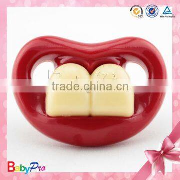 Babypro PN01-2 China Supplier Quality Products Lovely 100% Food Grade Silicone Funny Baby Pacifier For New Borns