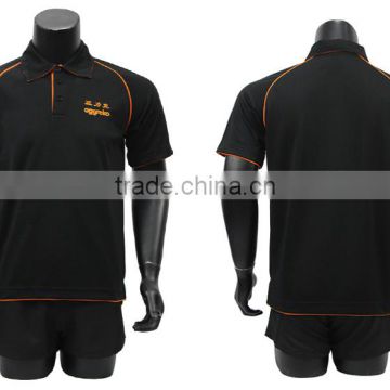 Pique 100% Cotton Custom Polo Shirts With Embroidery Logo