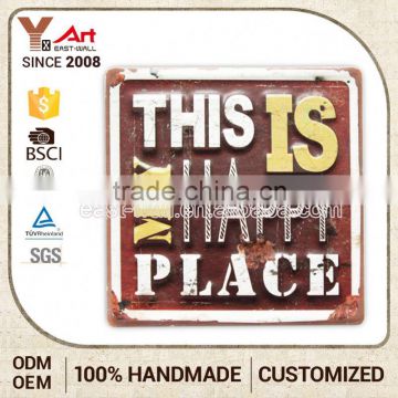 Wholesale Latest Design Manufacturer Pontiac Sign Metal Home Decor Wholesale