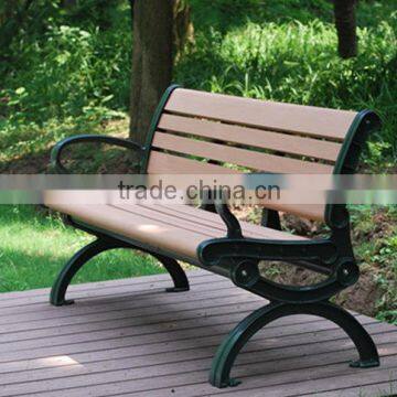 Good quality WPC garden bench, waterproof outdoor composite bench