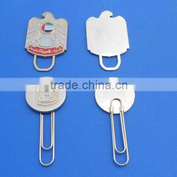 3pcs UAE falcon desgin school supplies paper clip holder