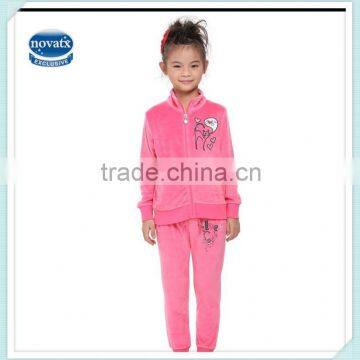 (FG3881) Fuchsia kids garments 18-24M latest design children winter girls clothes sets