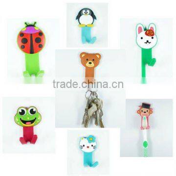 Cartoon animals shape magnetic hook