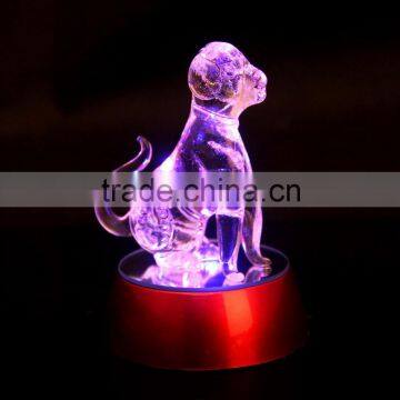 k9 crystal transparent chinese zodiac dog animal figurines crystal gift frgurine