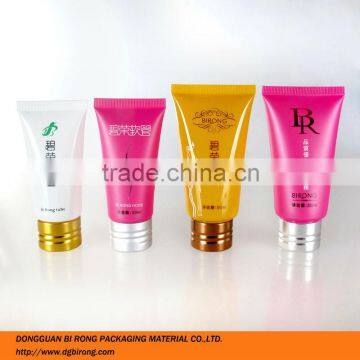 30ml 50ml sunscreen packaging tube with aluminum screw cap