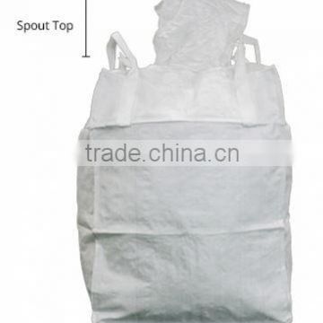 fibc bulk bag with cross corner loop,tubular fibc jumbo bag with flat bottom