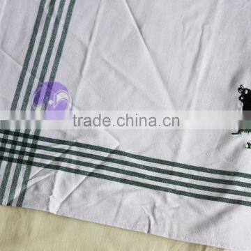 Embroidered 100% Cotton Waffle Plain White Tea Towel