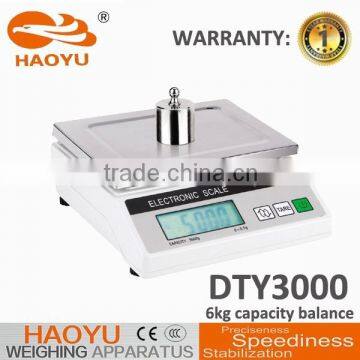 balance electronics 3000/6000G, laboratory weighing balance function