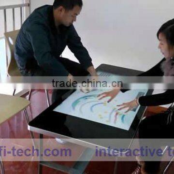 top quality 112" Interactive touch Foil Permanent Side Version/40 points foil/film through glass/LCD/LED