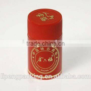 Anti-fake plastic bottle pouring caps used for Vodka, Blend, Whisky, Wine