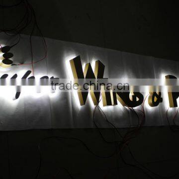 Cheap 3d diy led backlit channel letter sign