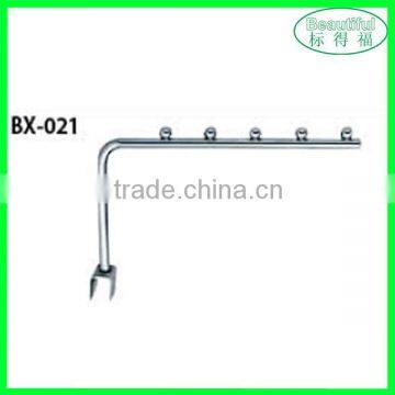 Square Tube Fitting Display Hook With Balls