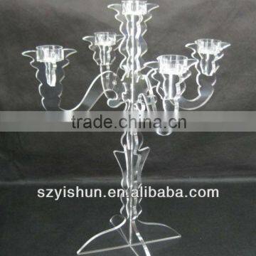 Customized acrylic candelabra