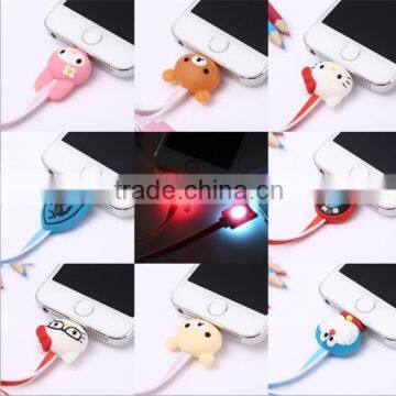 Hot sale keychain usb cable for iphone 5/6