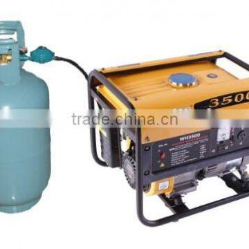 hot selling 3500 Gasoline silent lpg portable generator 2.5kw WH3500 LPG