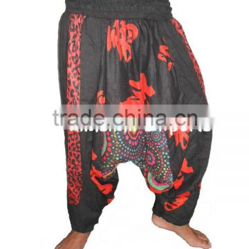 3063 Sarouel ethnique femme Baggy Genie Jumpsuit Boho Hippie Yoga Pant Genie Trousers Jumpsuits Gypsy Wide Leg Hippie Harem Boho