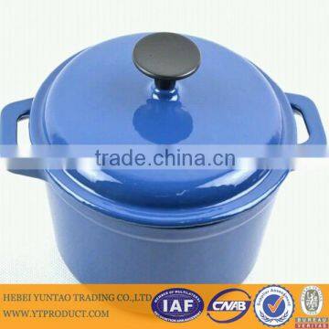 blue color enameled cast iron/cookware