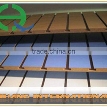 hot sale laminated slatwall mdf panels