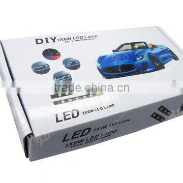 2pcs Flexible COB Daytime Running Light 12V 24V Fog Light DRL 6 LED Waterproof photo-3