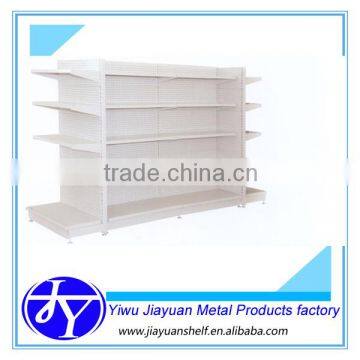 (perforated and punched backpanel) high quality grocery store display racks