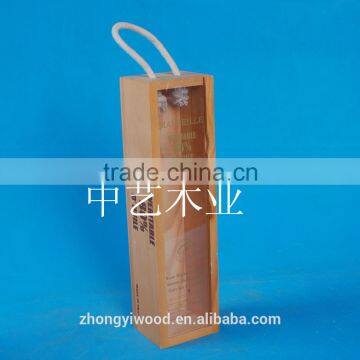 China supplier solid wood wooden wine box with wine set