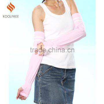 Women Nylon Spandex UV Protection Arm Sleeve