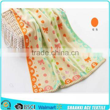 OEM SERVICE customer demand multicolor jacquard face towel