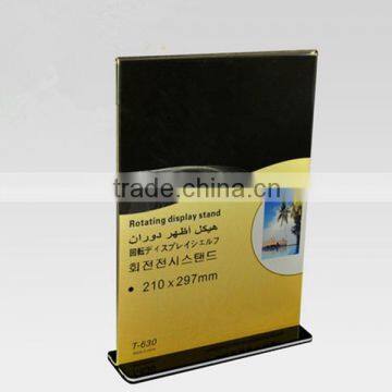 hot sale acrylic a3 poster display stand