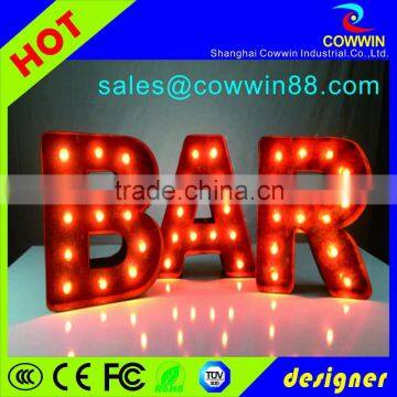 Outdoor LED Lighted Marquee Sign Metal Alphabet Letter Good Quality photo-5