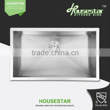 cUPC Certificate Quality Guarantee Handmade SS Kitchen Sink Stainless Steel Sink For USA Canada 3219A