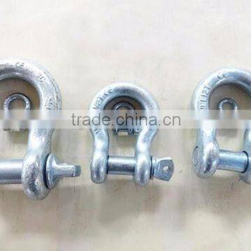 American type bow silver shackle