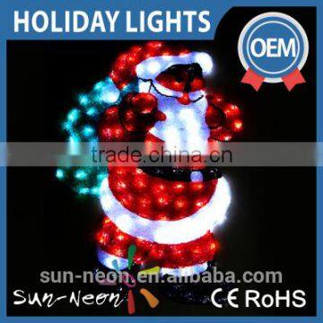 2D Led Christmas Acrylic Santa Claus Motif Light