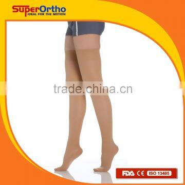 Medical Compression Stocking--- A6-009Ultra Comfort Thigh High Close toe