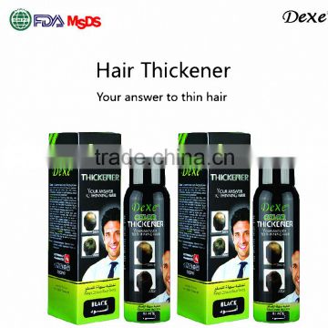 Spray type instant thickening black hair fibers for men                        
                                                Quality Choice
                                                                    Supplier's Choice