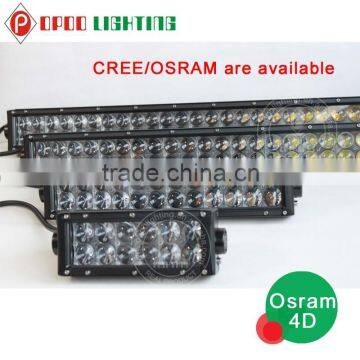 Fish Eye 4d Jeep Light Bar, 10" 20" 30" 40" 50" CR/OSRAM Jeep Light Bar