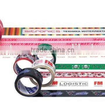 LOGO PRINTING PACKING TAPE ( WITH ADHESIVE )