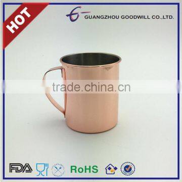 14oz FDA SAFE Stainless steel moscow mule copper Mug