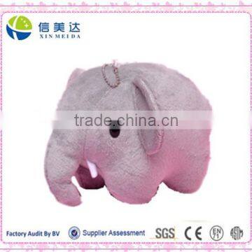 Short plush elephant toy