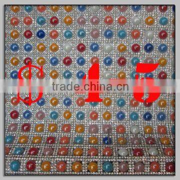 MOQ 1 sheet garments crystal rhinestone mesh roll trim mesh