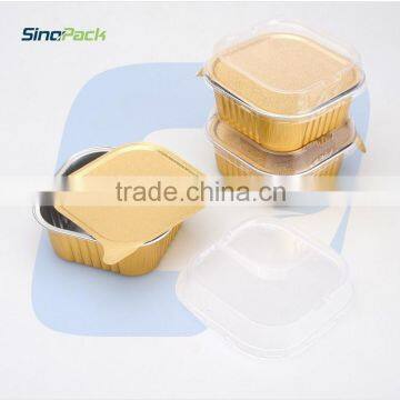 ST-300 Gold Color Aluminium Foil Tray for Wet Pet-food