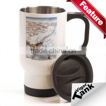 Stainless Steel 11oz White Blank Sublimation Coated Mug for Sublimation Printing