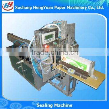 Semi Automatic Tissue Roll Packaging Machine , Paper Tissue Packing Machine