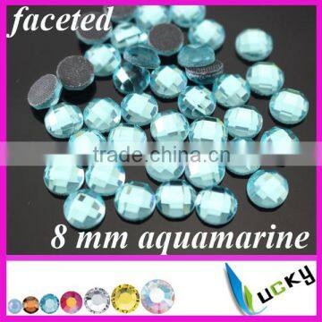 2014 new!! round 8 mm hotfix rhinestones square shape with facets